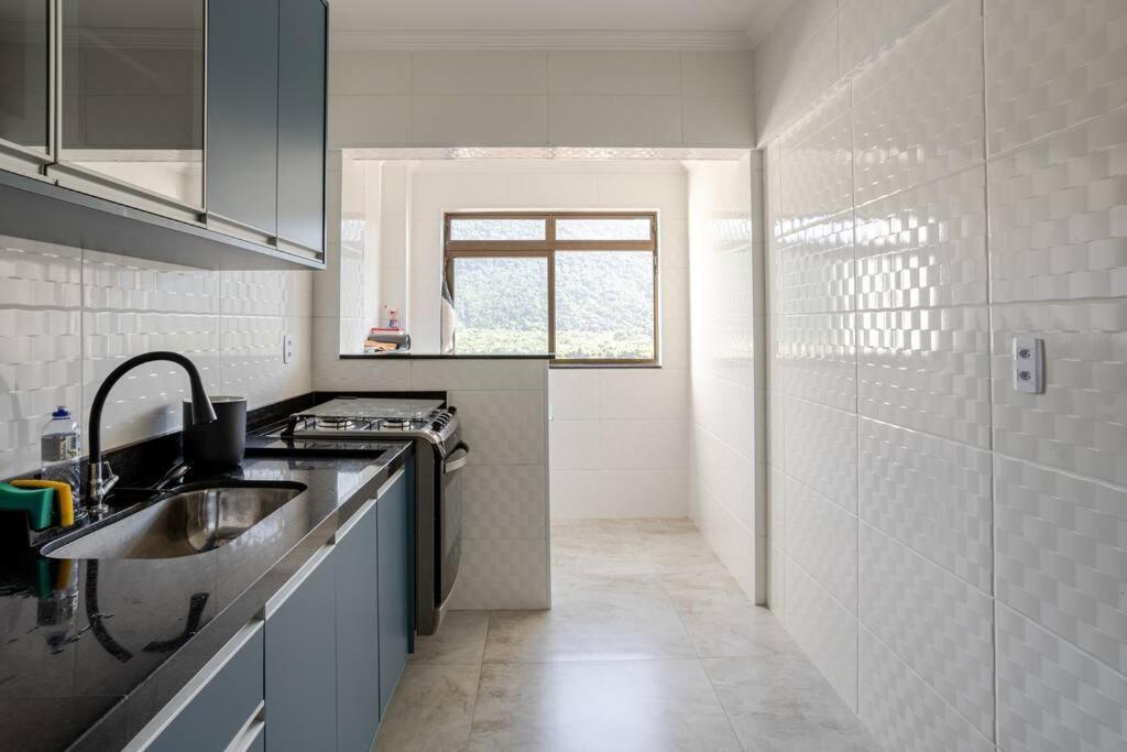 Apartamento Frente Para O Mar 6 Pessoas Com Estacionamento Praia Grande  Exterior photo